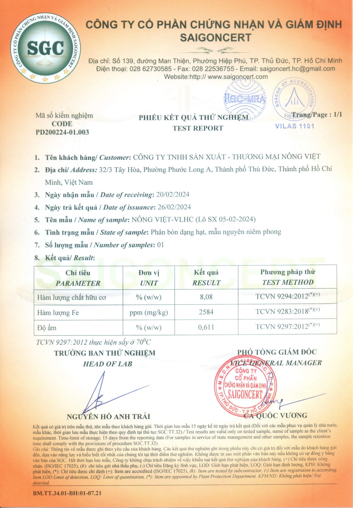 2. VLHC(H) 05.02.2024