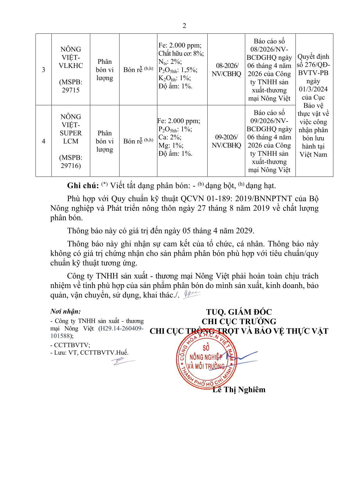 9741 2026 2029 Tiếp nhận HQ 4SP Vi lượng 0002